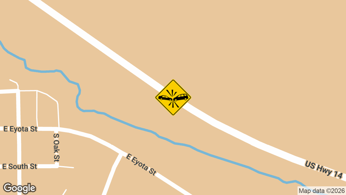 Two people were injured, including one critically, after a camper top detached from a truck and struck an oncoming vehicle on U.S. Hwy 14 in Dover Township on Wednesday, August 5.