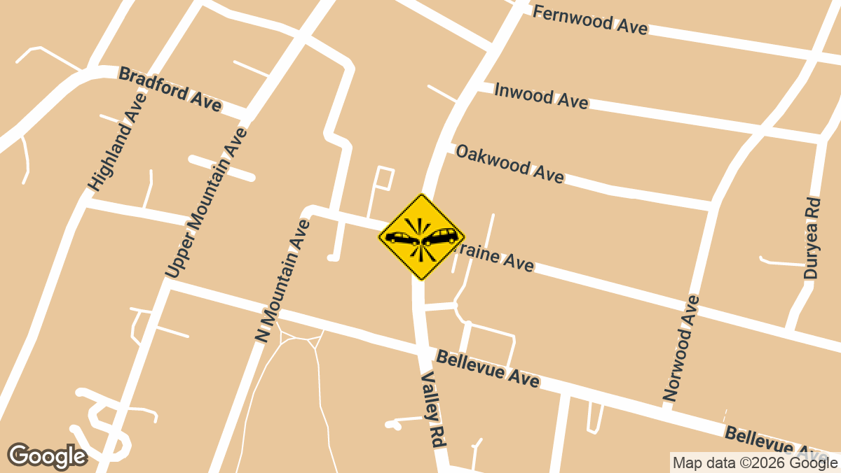 Firefighters freed a person trapped inside an overturned vehicle after a two-car wreck at Valley Road and Lorraine Avenue earlier this week, according to the Montclair Fire Department.