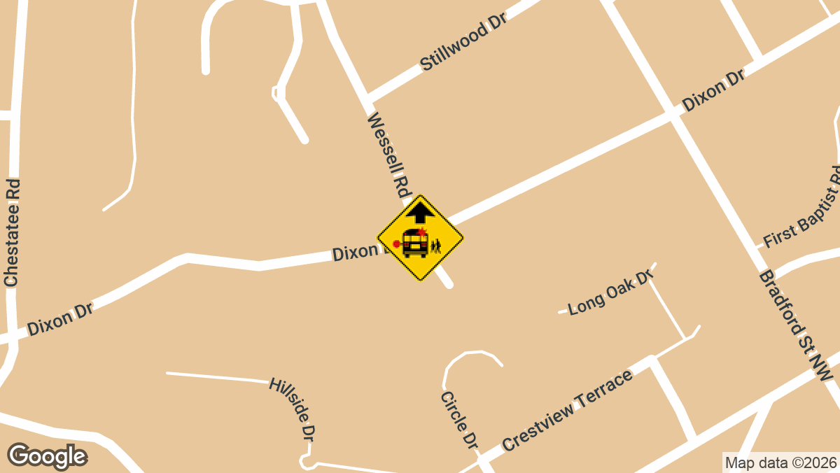 Three people were hospitalized with non-life-threatening injuries Monday afternoon, August 17, after a driver failed to stop at a stop sign and struck a school bus carrying 28 students at Wessell Drive and Dixon Drive, according to the Georgia State Patrol.