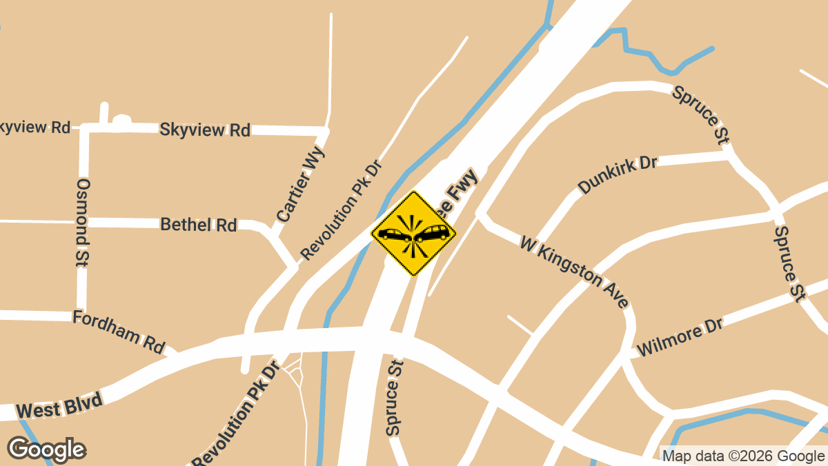 Three people were injured in a crash on Interstate 77 South near Exit 1A for Westinghouse Blvd in Charlotte on Wednesday, August 5.