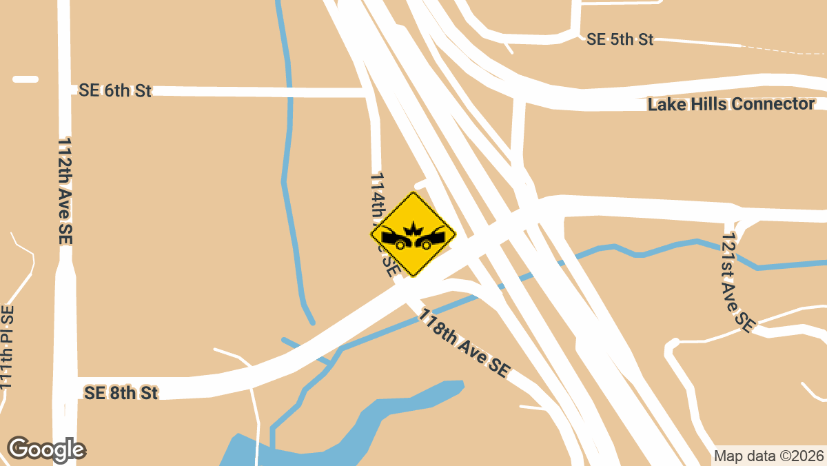 Multiple drivers were injured in a multi-vehicle crash on Wednesday, August 19 that blocked the southbound Interstate 405 express toll lanes near NE 8th Street in Bellevue.