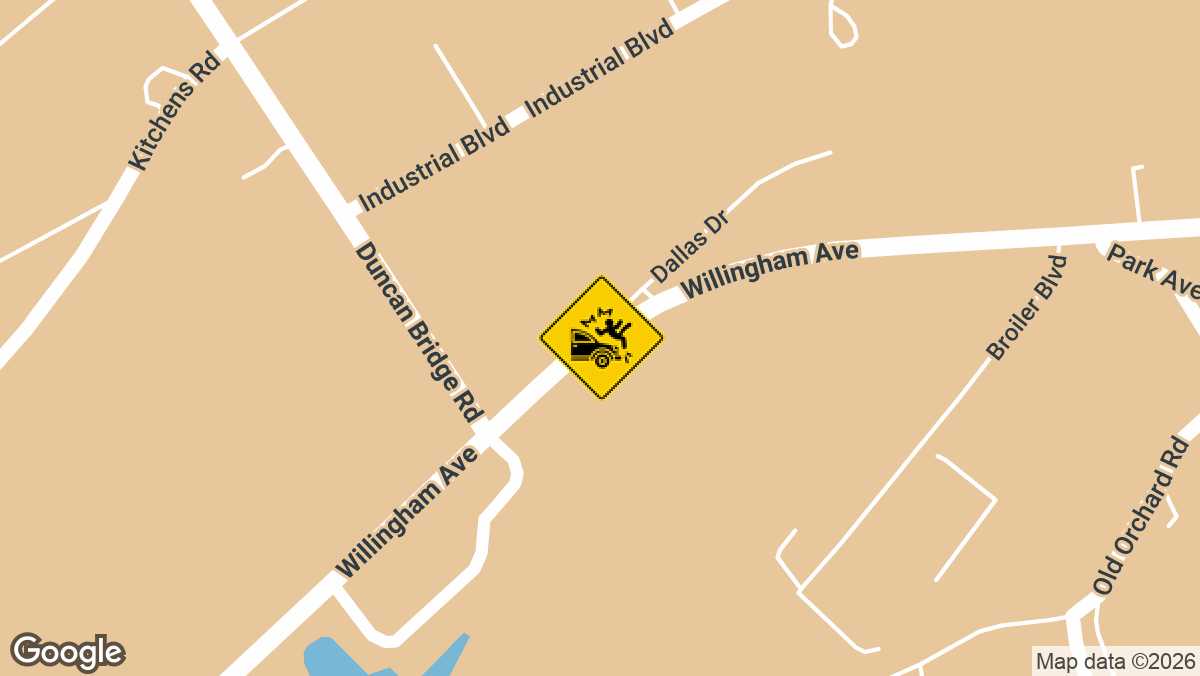 A woman died Tuesday after her Chevrolet Tahoe crossed the centerline and struck an oncoming semi head-on while both vehicles negotiated a curve on Willingham Avenue just north of Dallas Drive, according to the Georgia State Patrol.