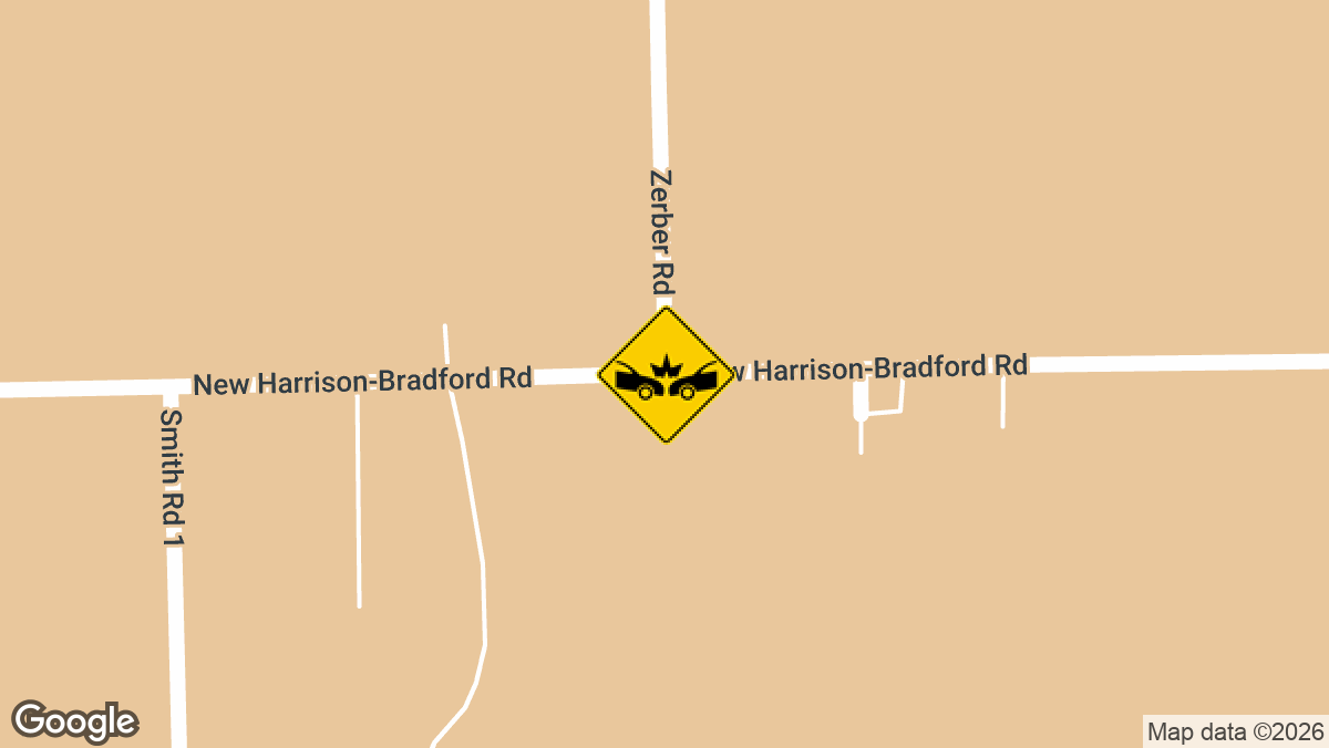 Zerber Rd & New Harrison-Bradford Rd, Adams Township, OH