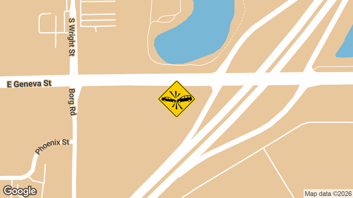 An injury crash was reported Thursday, August 13, at the intersection of Highway 50 and southbound Interstate 43 in Delavan, Wisconsin.