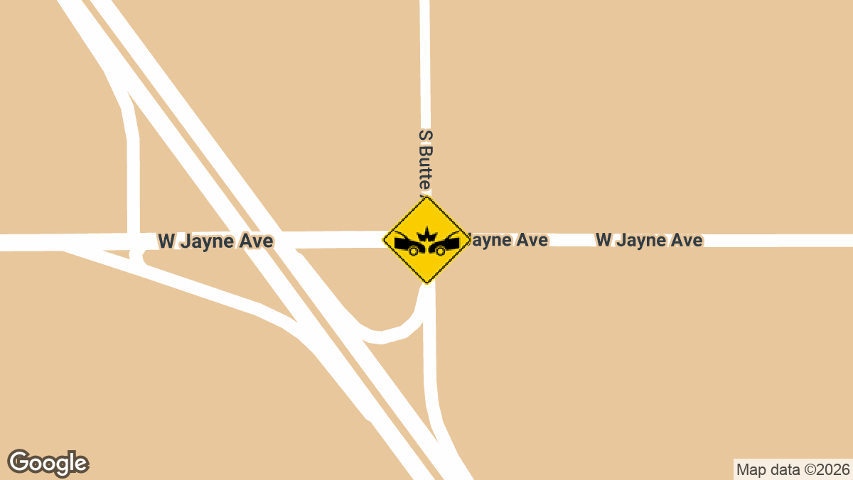 southbound Interstate 5 near the Jayne Avenue off-ramp