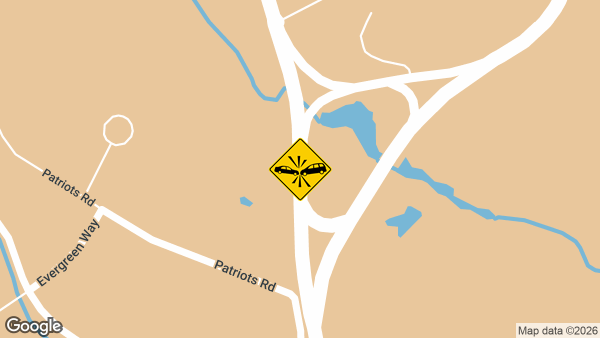 A crash with possible injury was reported near the New Hampshire SPCA on Portsmouth Avenue Monday, September 8, according to a traffic alert.