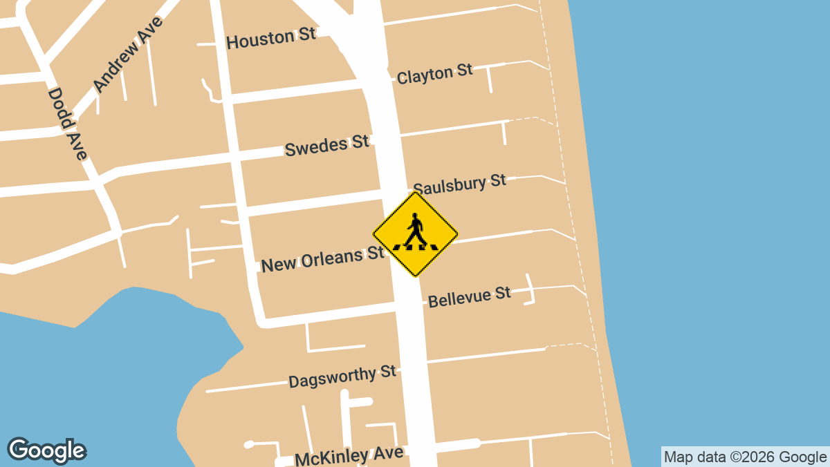 A pedestrian was struck by a vehicle Saturday evening, September 5, 2026, in the 2000 block of Coastal Highway in Dewey Beach, Sussex County, Delaware, according to dispatch records.