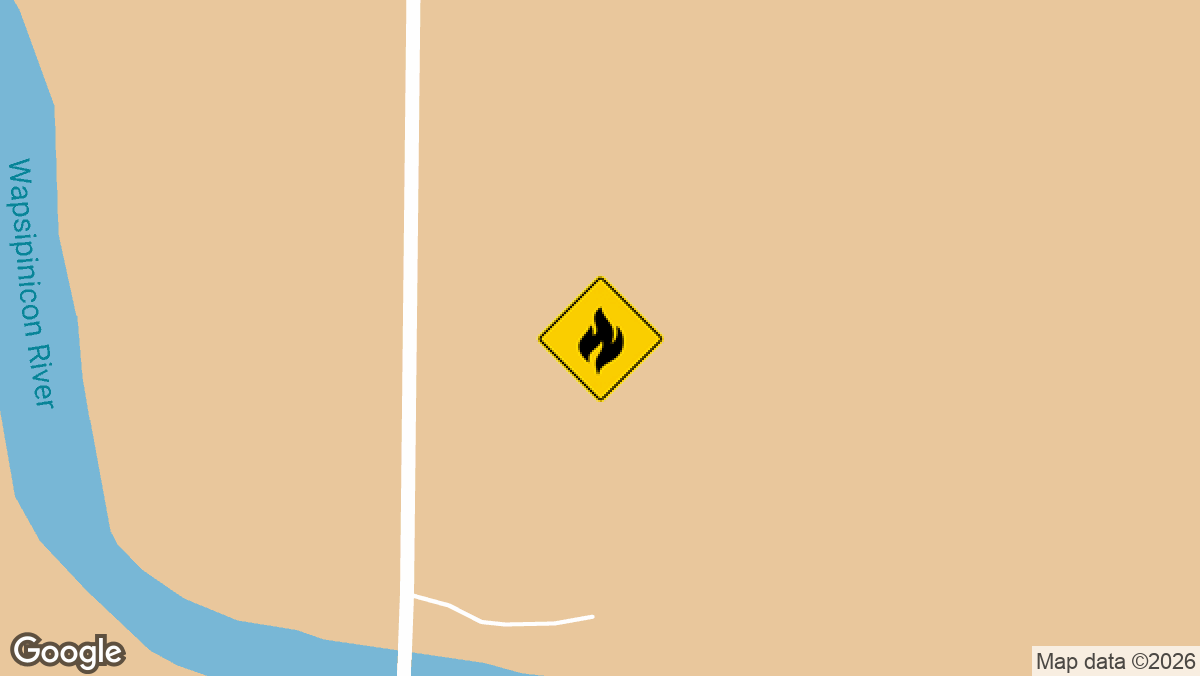 A resident and a firefighter were hospitalized after a fire broke out Monday, August 31, at a rural property in Calamus.