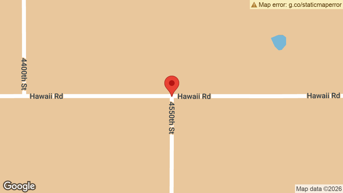 4550th Street & Hawaii Road