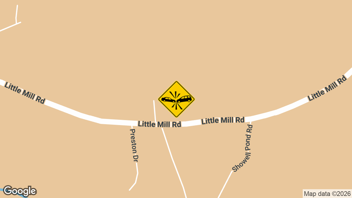 A rollover crash with injury was reported at 51 Little Mill Road Monday, September 8, according to a traffic alert.