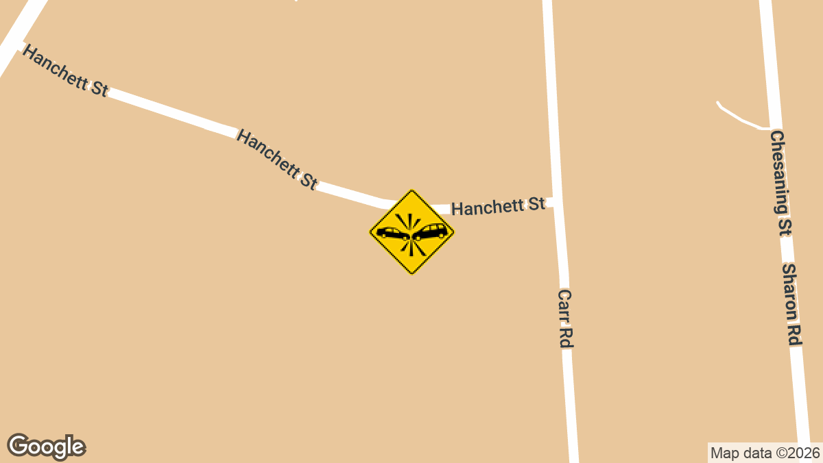 An injury rollover crash was reported Monday, September 7, in the 600 block of Hanchett Street in St. Charles.