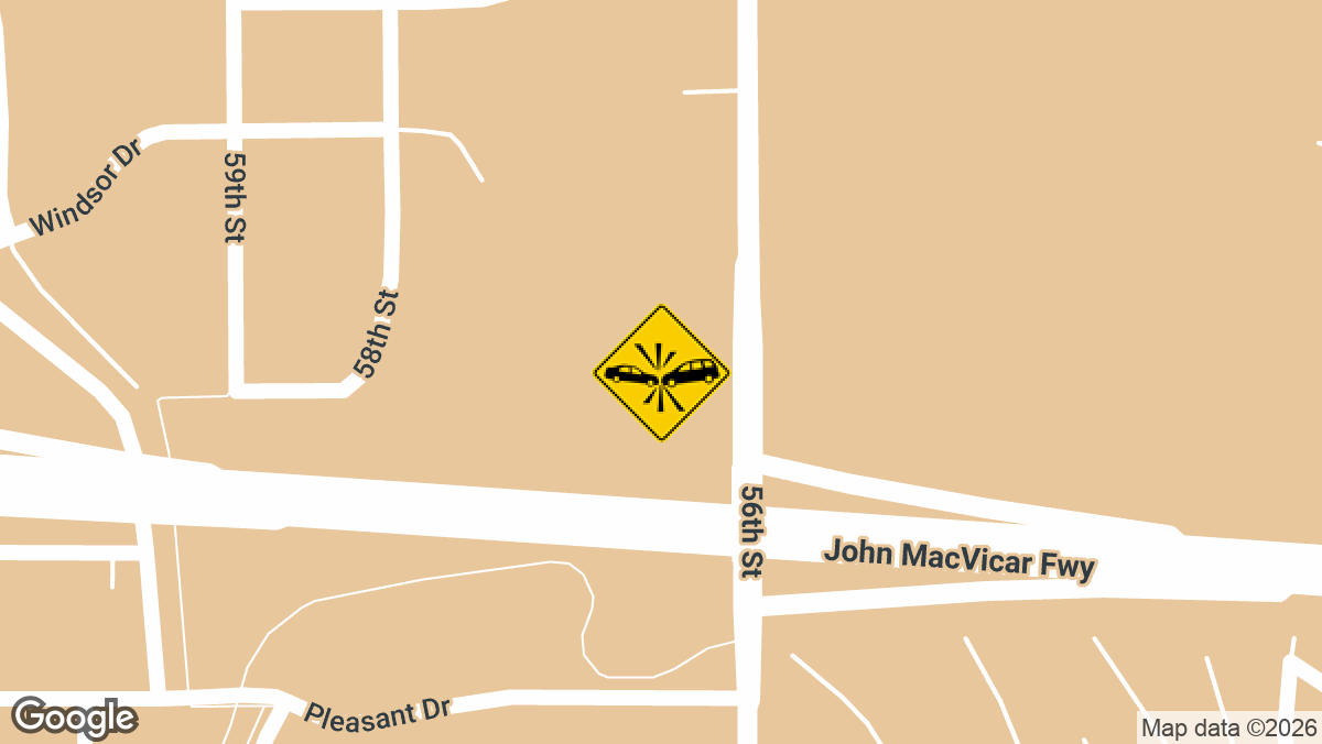 One person was injured Tuesday, September 8, after a crash in the westbound lanes of I-235 at 56th St in Des Moines.