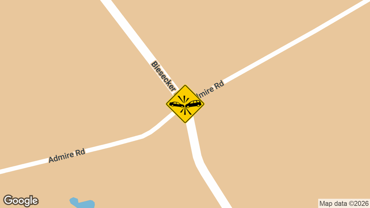 Admire Road and Biesecker Road