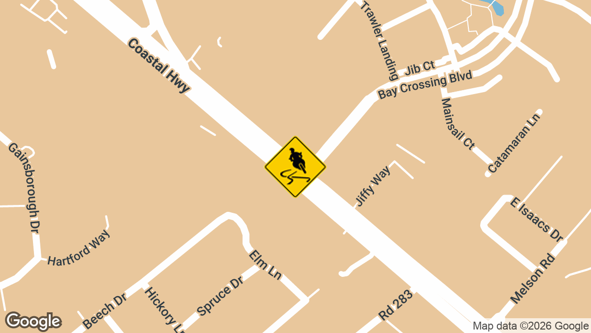 Coastal Hwy and Bay Crossing Blvd