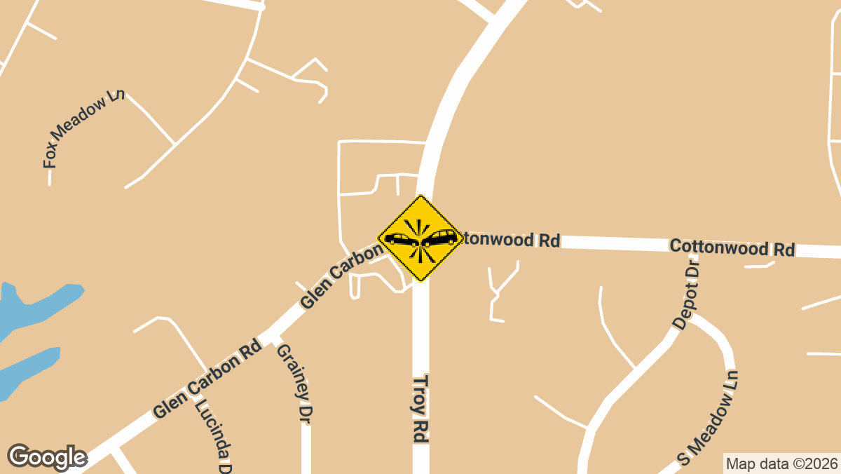 A two-vehicle wreck was reported Wednesday afternoon, September 2, 2026, at the intersection of Cottonwood Road and Illinois Route 159 near Glen Carbon, according to a local report.