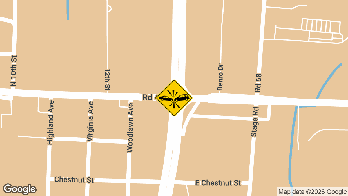 An injury crash was reported Wednesday, September 9, at the intersection of E Line Road and Sussex Highway in Delmar.