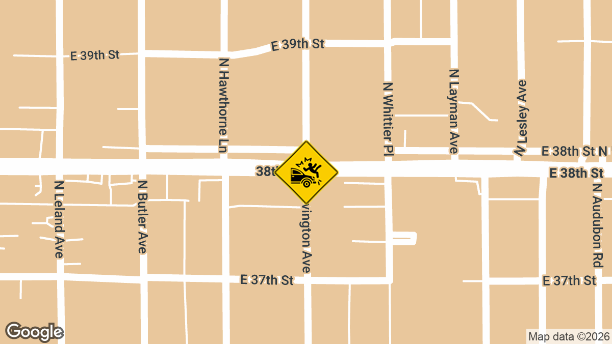 East 38th Street and North Irvington Avenue