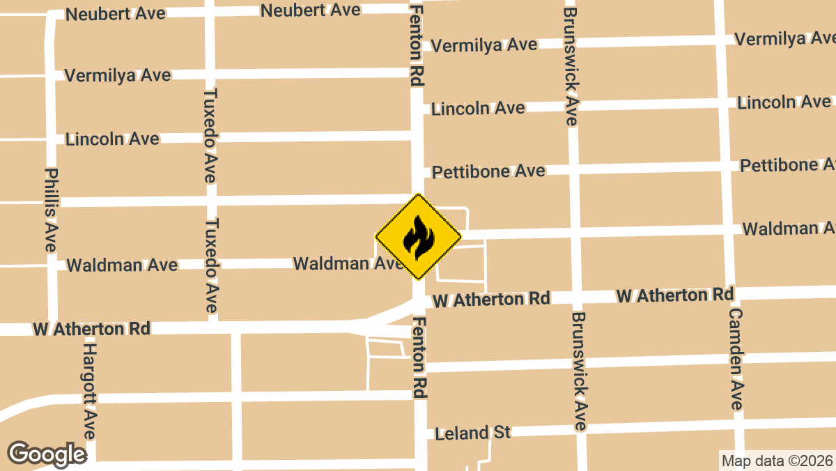 Fire crews responded Tuesday, September 8, to a reported structure fire with possible entrapment at a house converted into apartments near Fenton Road in Flint.