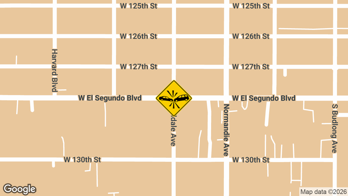 Halldale Avenue and West El Segundo Boulevard