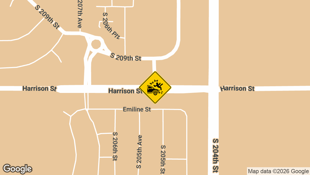 Harrison St & S 205th St, Chicago Precinct, NE