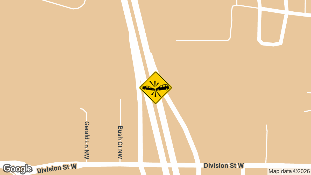 Three people were injured, including one with life-threatening injuries, after a two-vehicle crash on Wednesday, September 2, on the County Road 50 ramp to eastbound Highway 2 in Bemidji Township, Beltrami County.