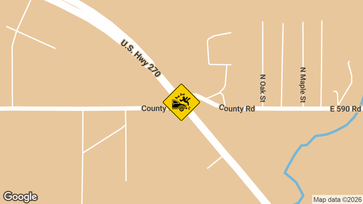Highway 270 near County Road 2360