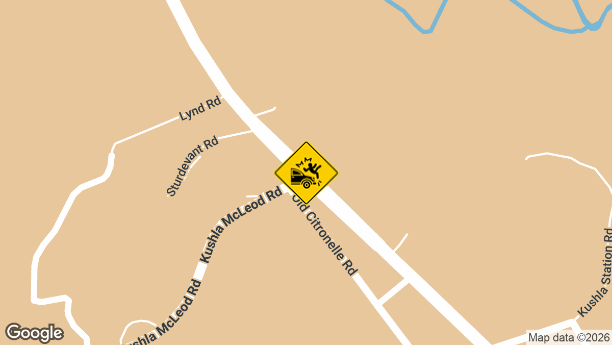 Kushla McCleod Road near U.S. Highway 45