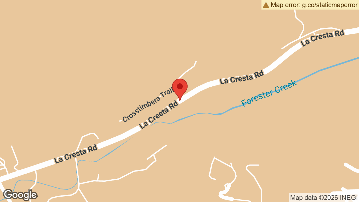 Driver Killed, Another Hurt in Crash on La Cresta Rd in Crest, CA
