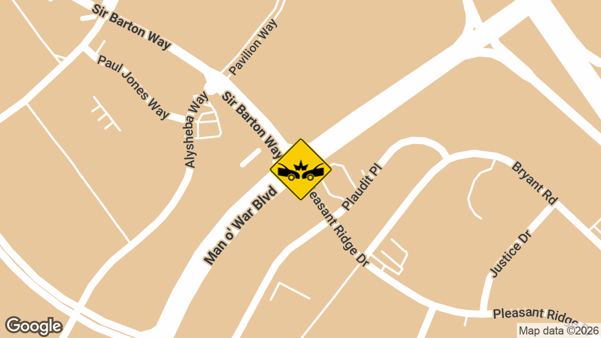 Man o’War Boulevard and Sir Barton Way