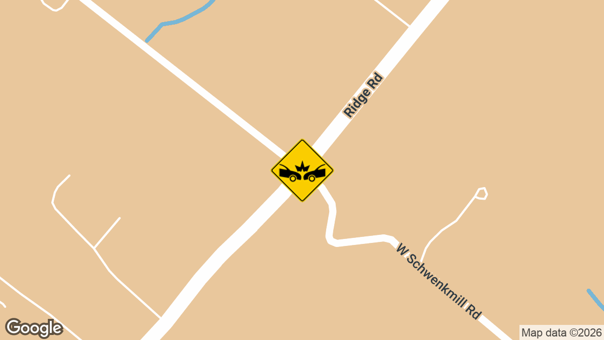 North Ridge Rd & West Schwenkmill Rd,