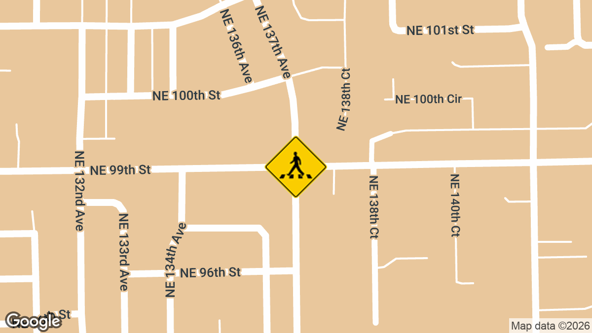 A 55-year-old woman was seriously injured Tuesday, September 8, after she was struck by a pickup truck while crossing a street in a marked crosswalk in the Orchards area of Clark County
