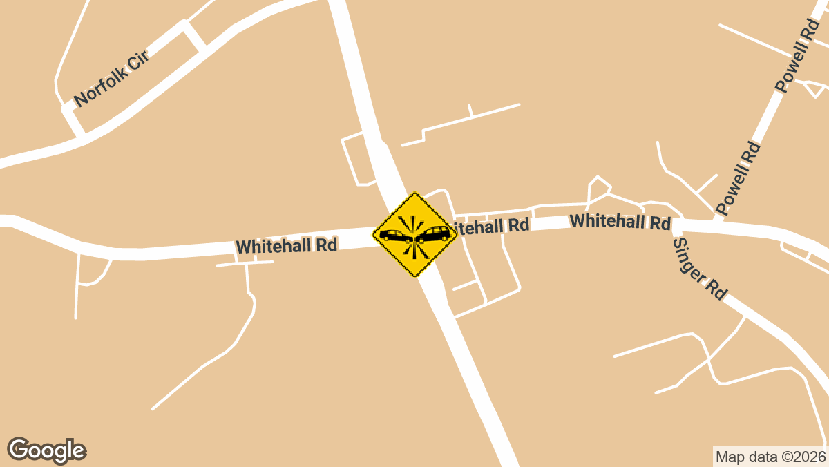 Pearman Dairy Road and Whitehall Road