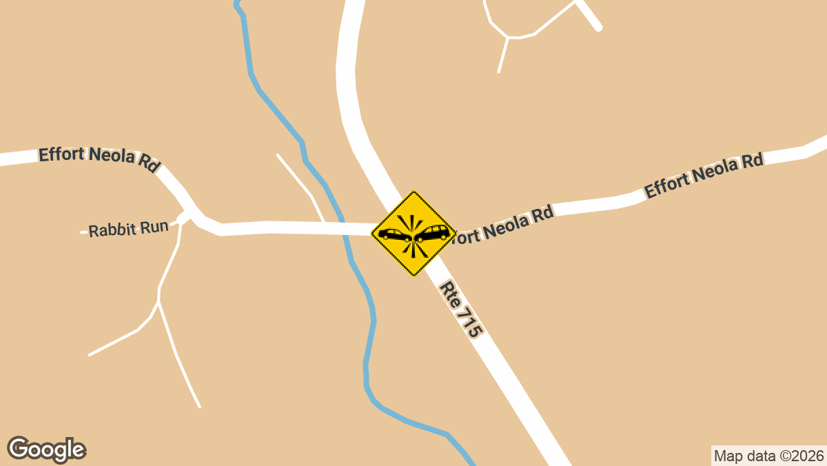 Route 715 and Effort Neola Road