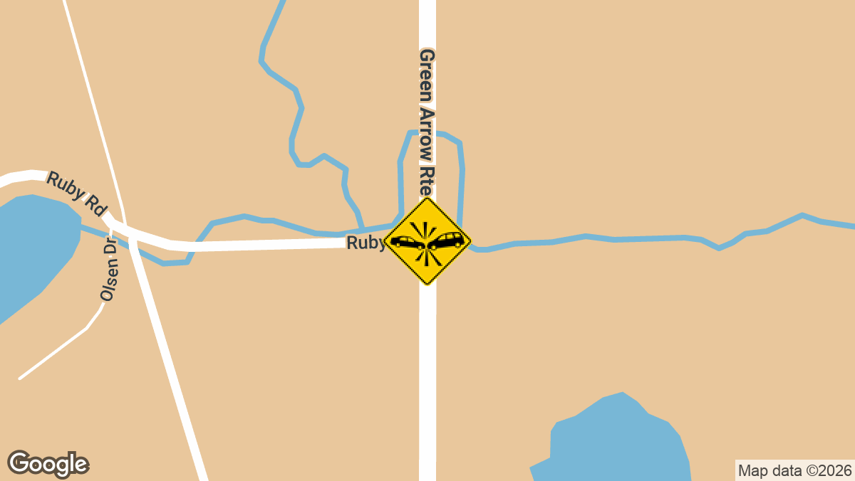 Sheridan Road near Ruby Road