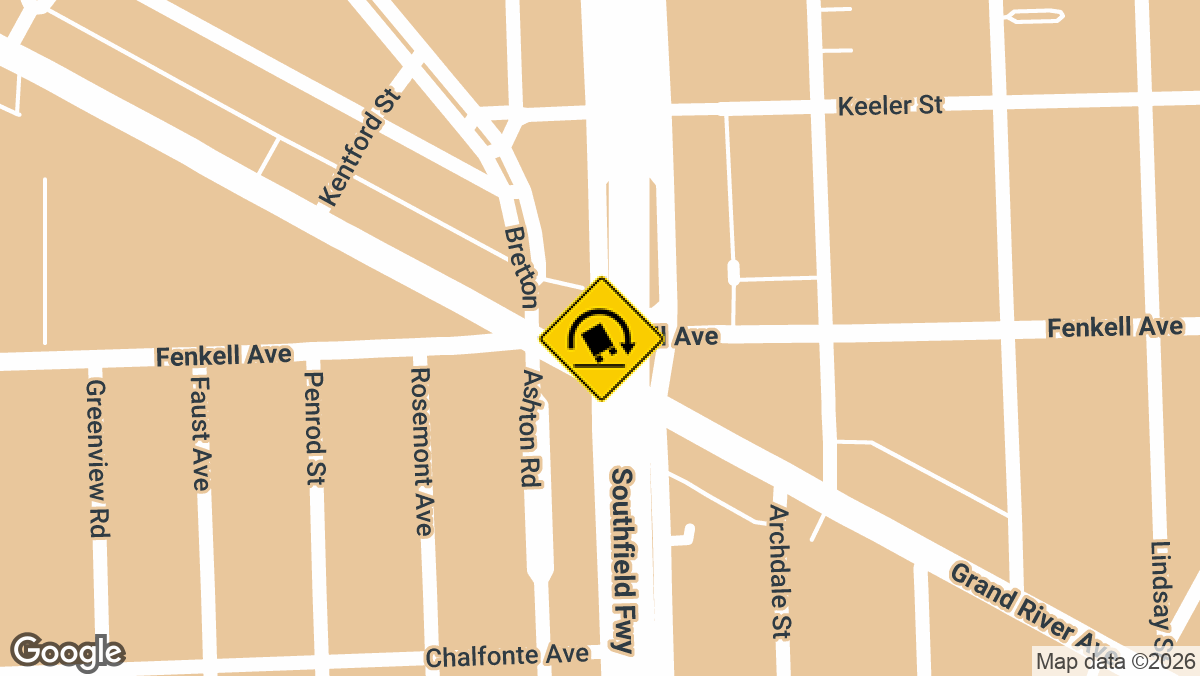 Multiple children were injured Sunday, August 30, in a rollover collision on southbound Southfield Service Drive, north of Fenkell Avenue in northwest Detroit.