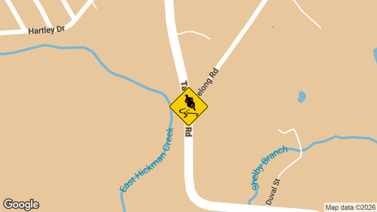 Tates Creek Road near Delong Road