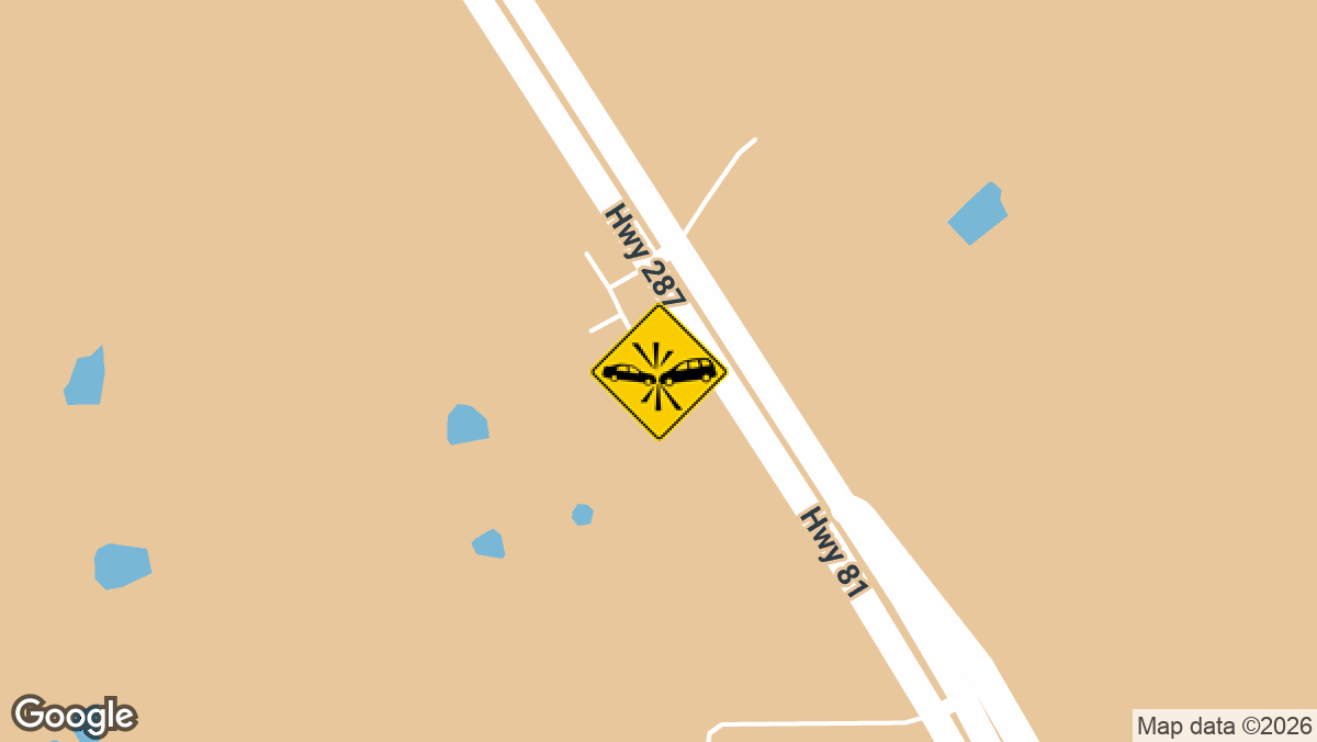 US-81 287 near the Catfish O'Harlies