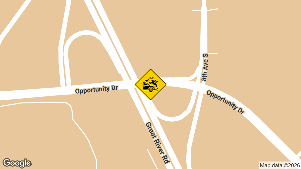 westbound Interstate 94 near Opportunity Drive